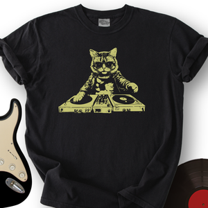 Cat DJ T-Shirt