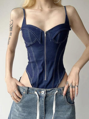 Denim Bodysuit
