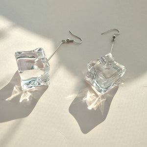 Ice Cube Drop Earrings
