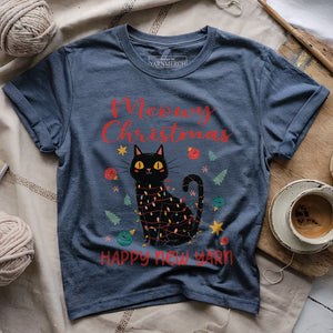 Meowy Christmas T-shirt