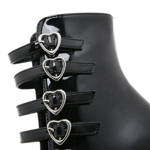 Multi Strap Platform Heels