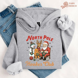 North Pole Crochet Club Hoodie