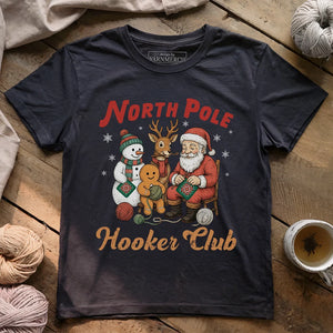 North Pole Crochet Club T-shirt