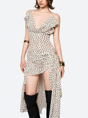 Polka Dot Mini Dress