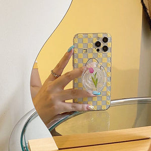 Yellow Tulip iPhone Case