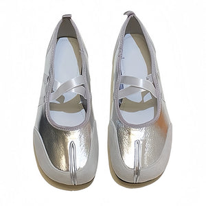 Blokette Cross Strap Ballet Flats