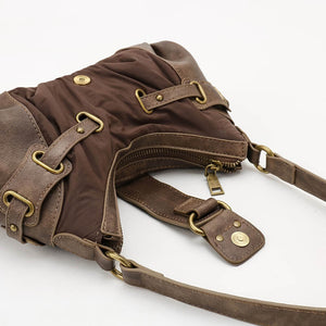 Brown Buckle Strap Shoulder Bag