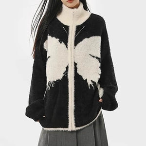 Butterfly Zip-Up Jacket