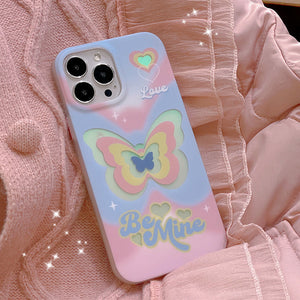 Be Mine Butterfly iPhone Case