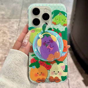 Eggplant Friends iPhone Case