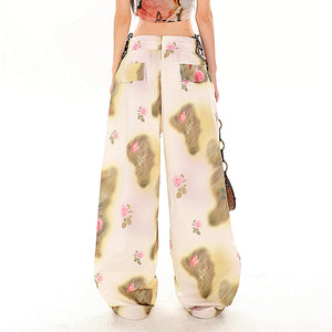 Gossip Team Floral Cargo Pants