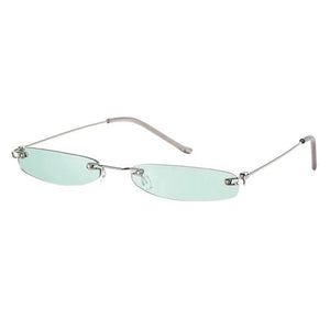 Y2K Rectangle Skinny Sunglasses