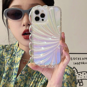 Seashell Holographic iPhone Case