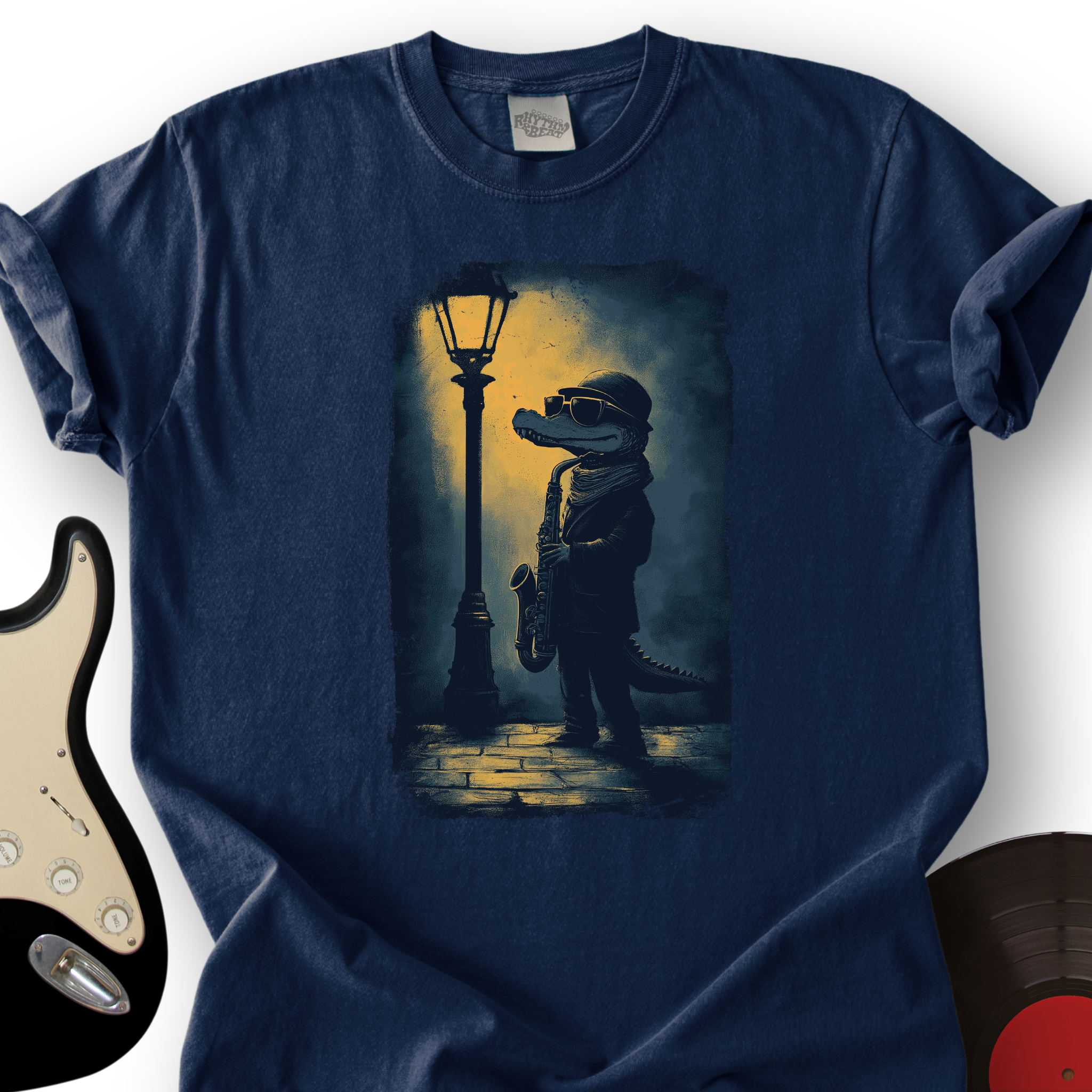 Crocodile Saxophone T-Shirt