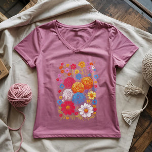 Yarn Bloom Lady V-neck