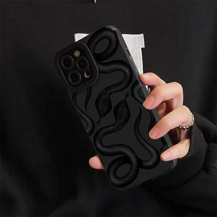 Black Snake iPhone Case