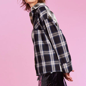 Boyfriend Check Shirt