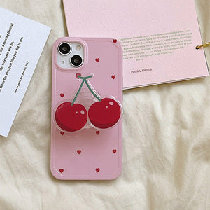 Cherry Heart iPhone Case