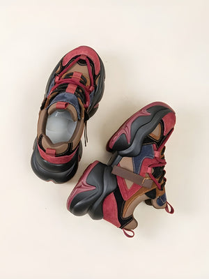 Color Block Platform Sneakers