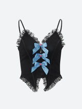 Coquette Bow Lace Top