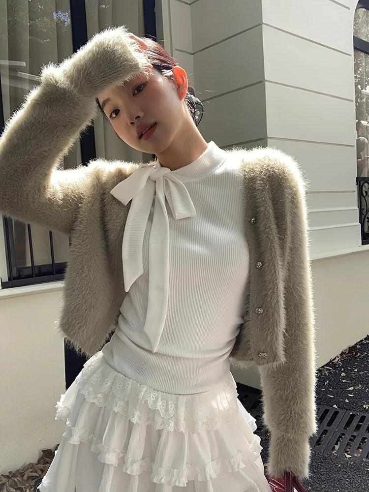 Coquette Bow Neck Blouse