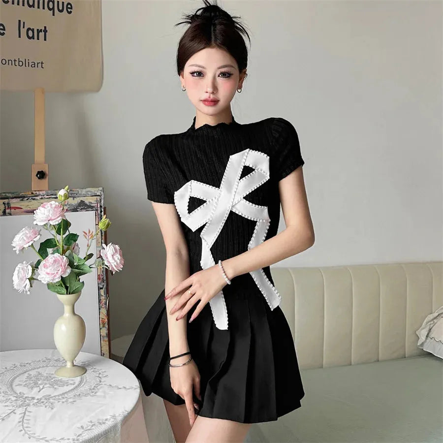 Coquette Bow Patch Tee