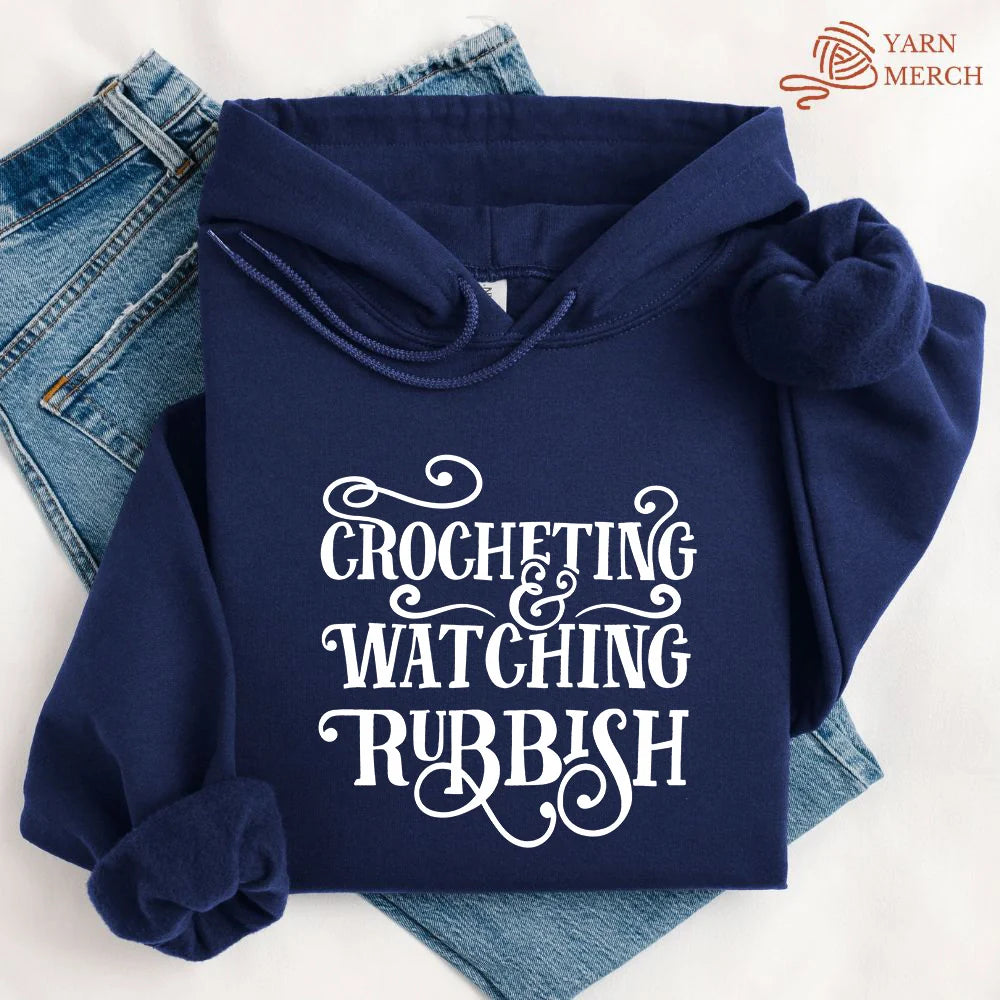 Crochet And Christmas Movie Hoodie