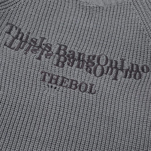 Distressed Knit Sweater