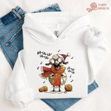 Fa-la-la Knitting Sheep Hoodie