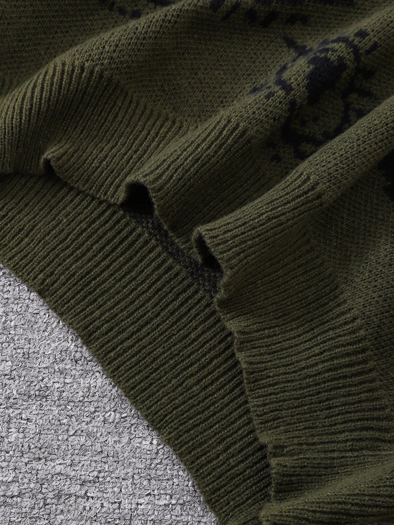 Grunge Eye Pattern Sweater