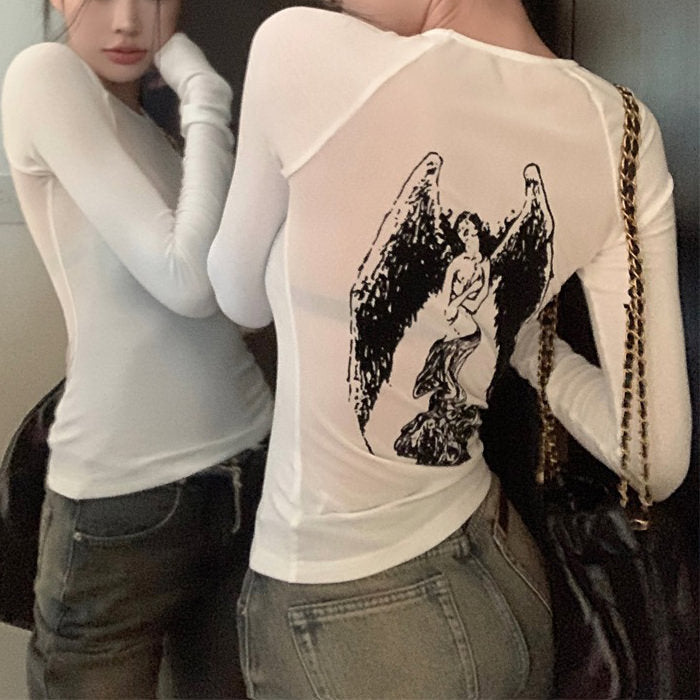 Grunge Angel Back Top