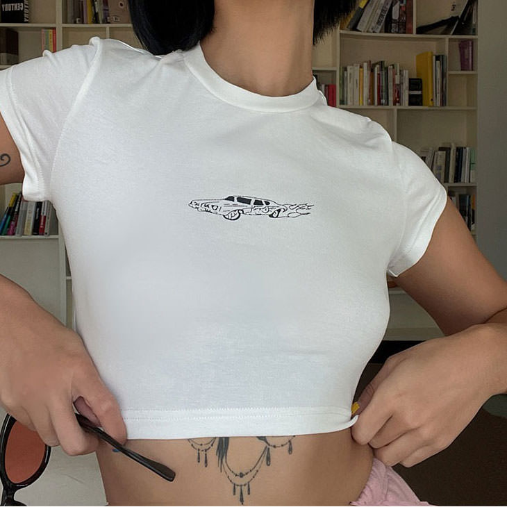 Hot Wheels Crop Top