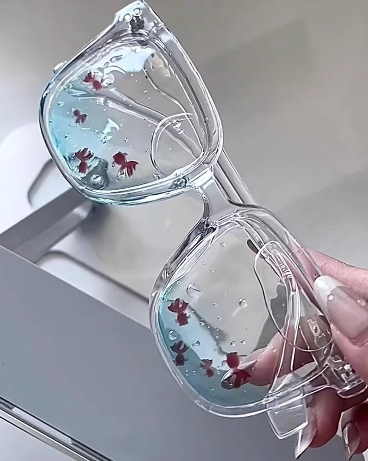 Koi Fish Clear Lens Glasses