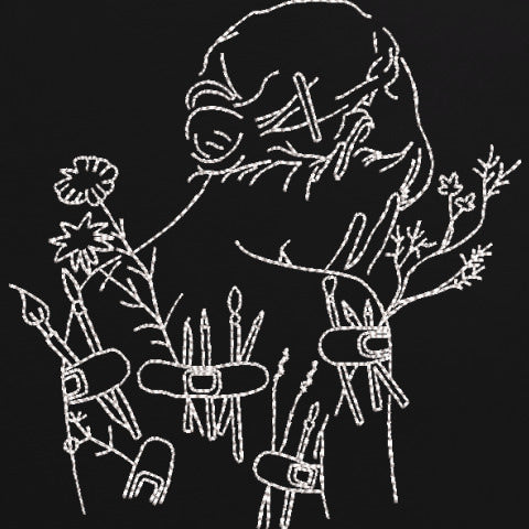 Plants are Friends Embroidered Tee