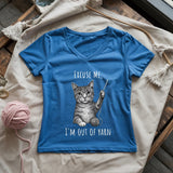 I'm out of yarn Lady V-neck