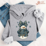 Snowman Crocheter Hoodie