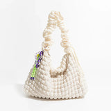 Soft Girl Quilted Ruched Hobo Bag