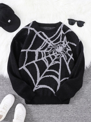Spiderweb Pullover Sweater
