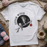 Crochet Stitch Witch Tshirt