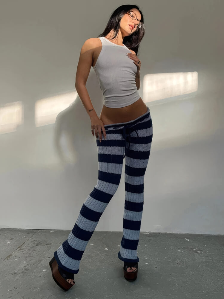 Striped Knit Pants