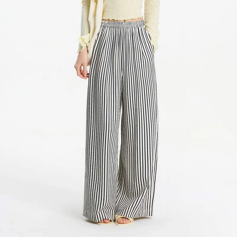 Striped Wide Leg Pants