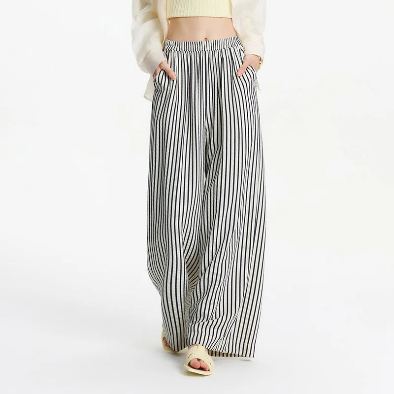 Striped Wide Leg Pants