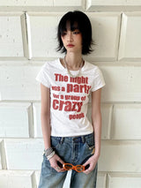 Y2K Crazy Party Graphic Tee