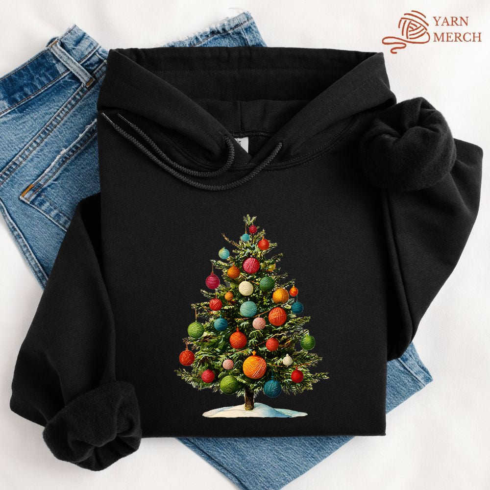 Yarn Christmas Tree Hoodie