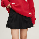 Missed Calls Pleated Skirt