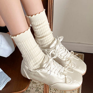 Balletcore Aesthetic Bow Sneakers