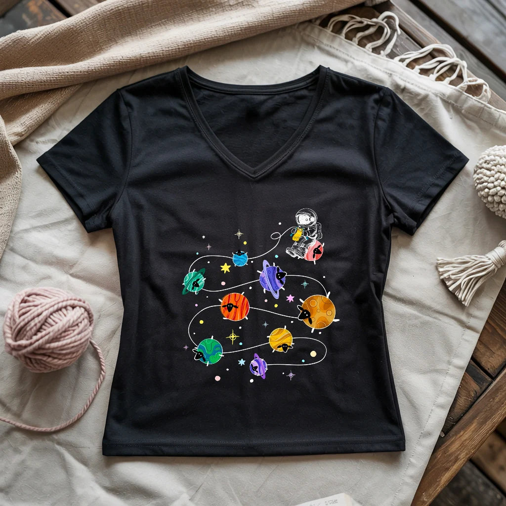 Knitronaunt Lady V-neck