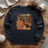 Knitting Turkey Long Sleeve T-shirt