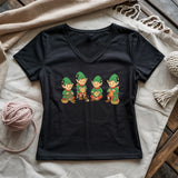 Santa’s Stitch Squad Lady V-neck