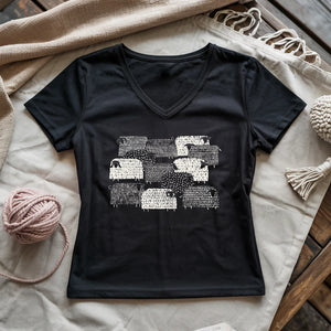 Sheep Happens Lady V-neck